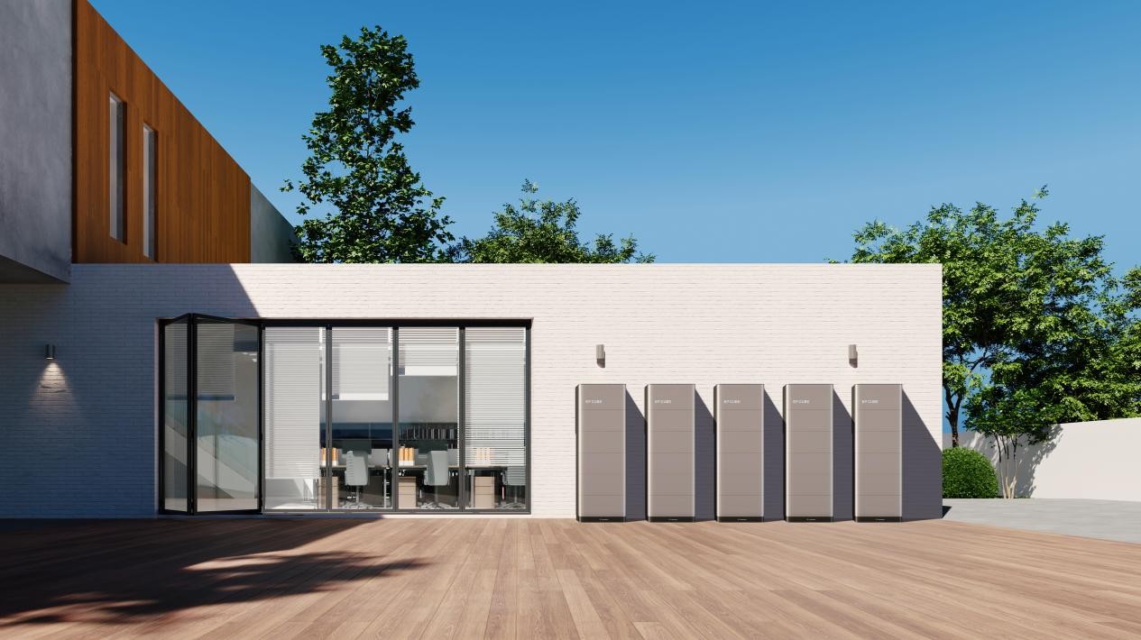 EP Cube 2.0家庭用蓄電システムを設置した住宅外観